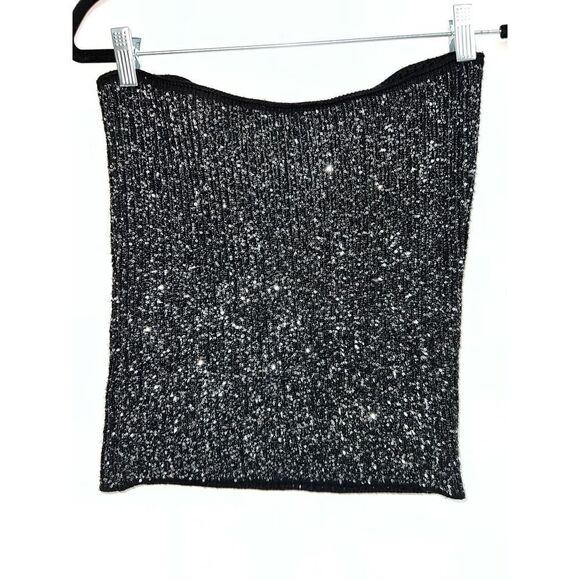 BA&SH Puck Jumper in Black- Size Large-Women-Elegante Evening Top T016 - Picture 6 of 6